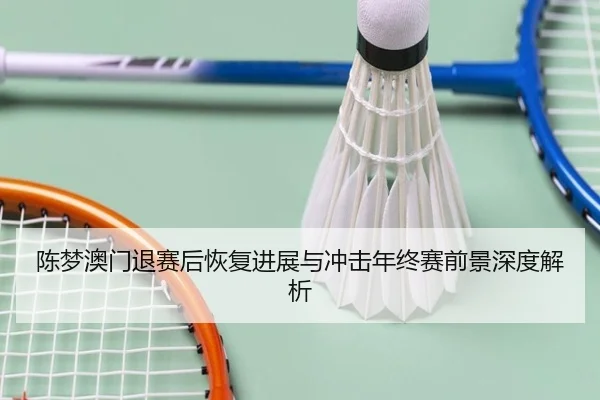 陈梦澳门退赛后恢复进展与冲击年终赛前景深度解析 - milan